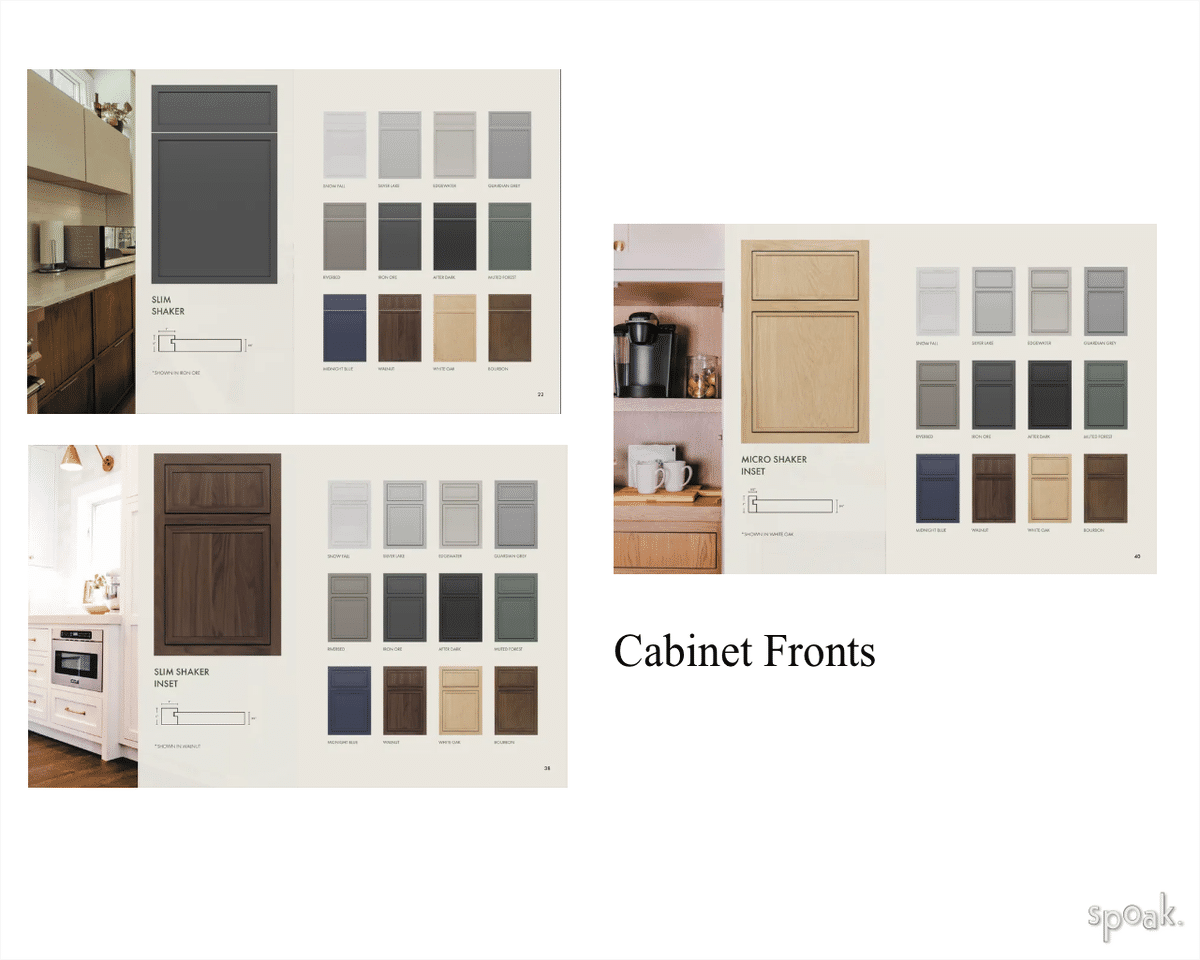 Cabinet Fronts designed by Brittany Vink