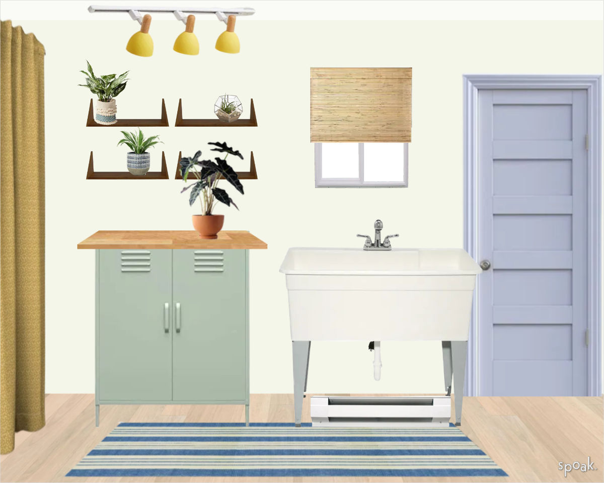 Laundry Room — Plants designed by Kate White