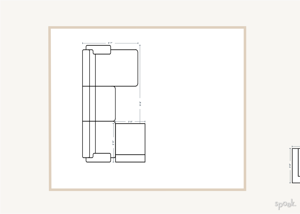 Dining Room Floor Plan designed by Stephanie Northrop