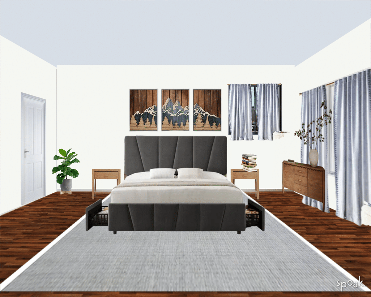 Primary Bedroom designed by Melania Anton