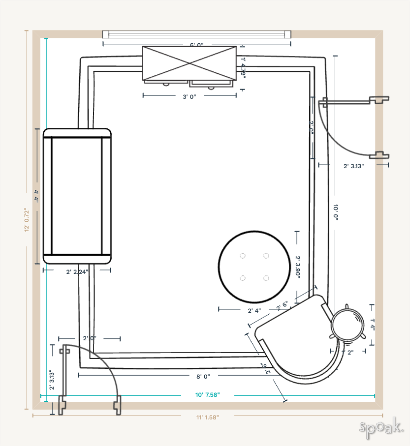 Nursery Plan designed by Chelsy Christina