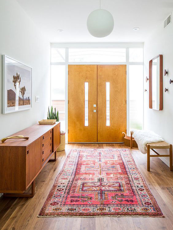 Mid century modern entryway discount
