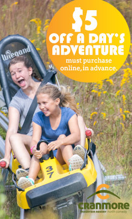 $5 off a day's adventure