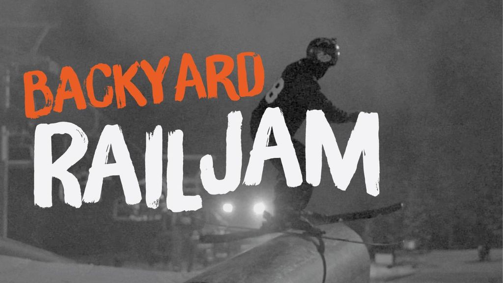 Mt Norquay  - Backyard Rail Jam
