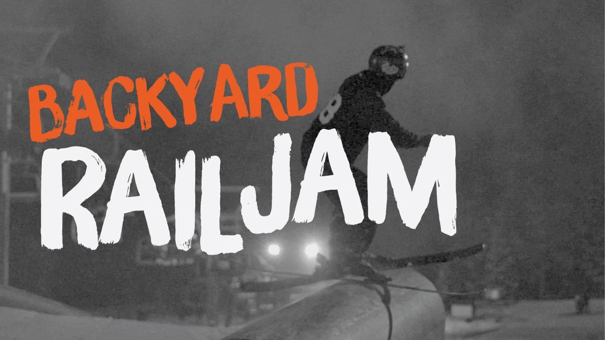 Mt Norquay  - Backyard Rail Jam