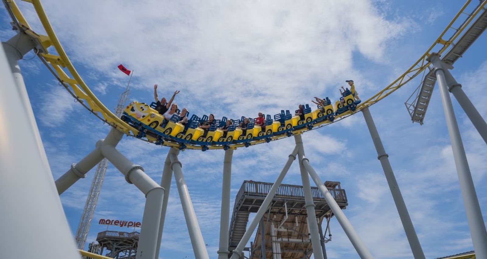 Runaway Tram at Morey's Piers