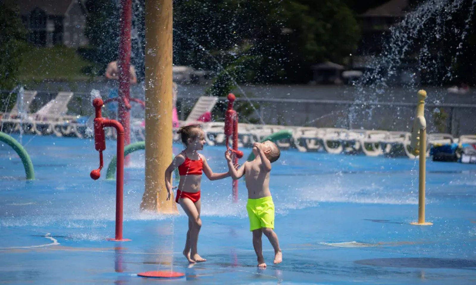 Splash Pad at Indiana Beach