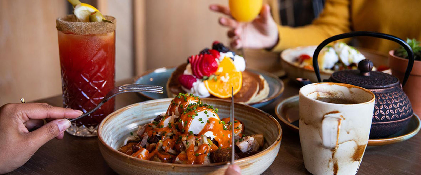 top restaurants in banff - farm and fire banner