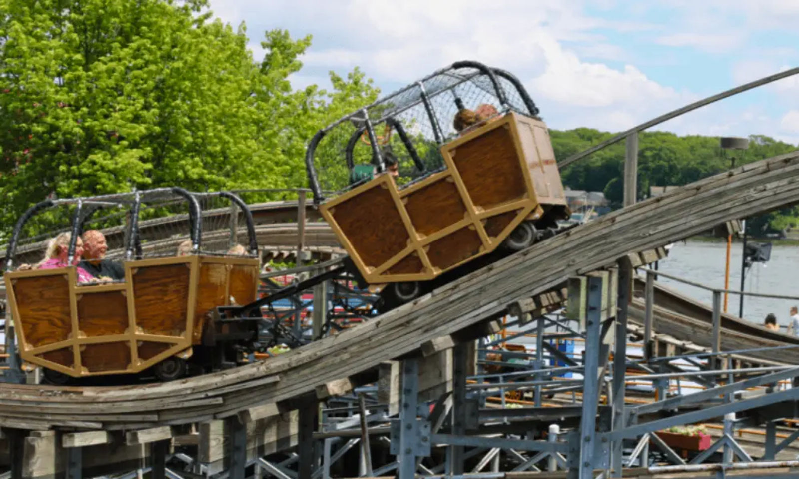 Lost Coaster of Superstition Mountain at Indiana Beach
