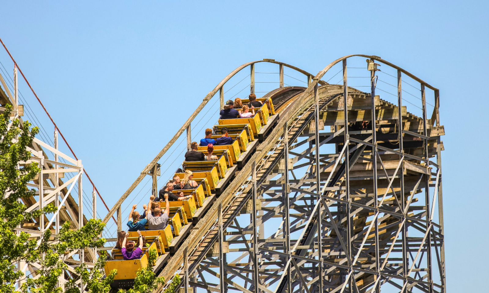 Cornball Express at Indiana Beach