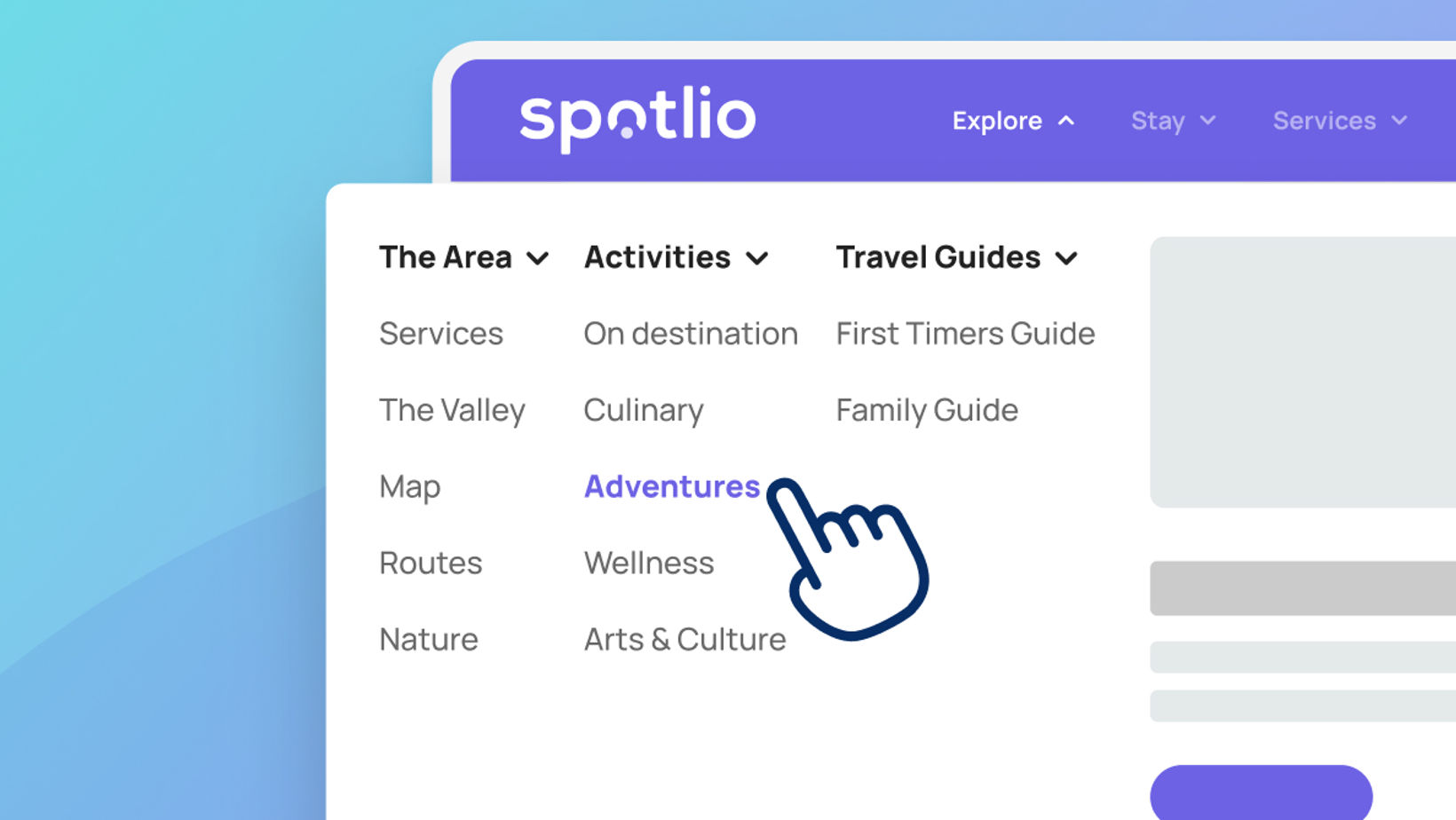 Navigation Bar Multi Columns Flyout Entry