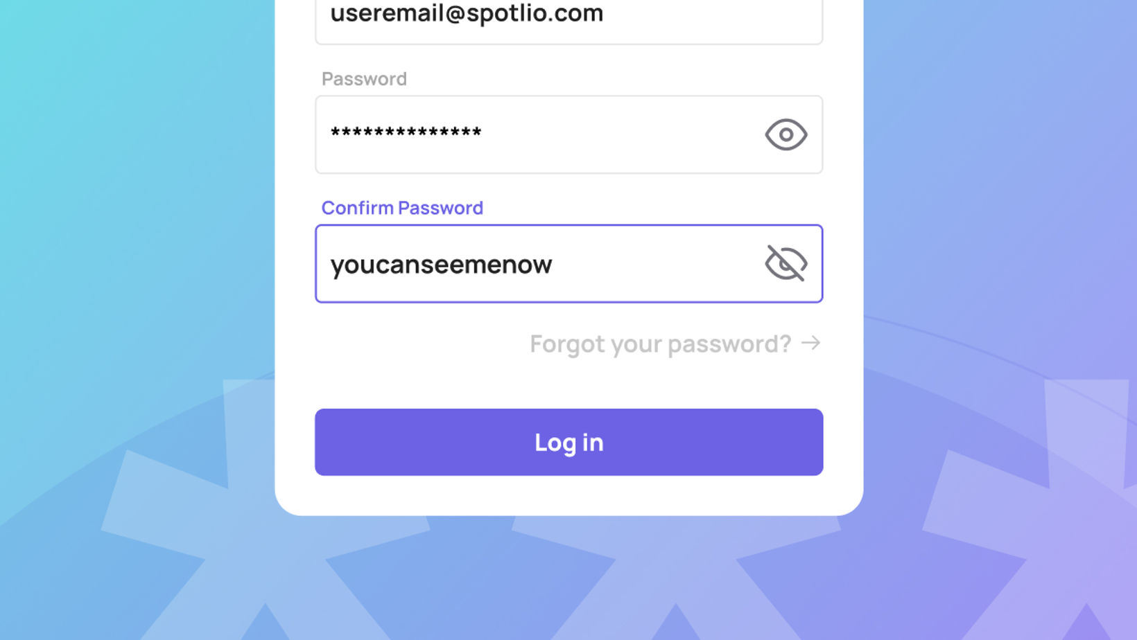 Password Improvements Entry