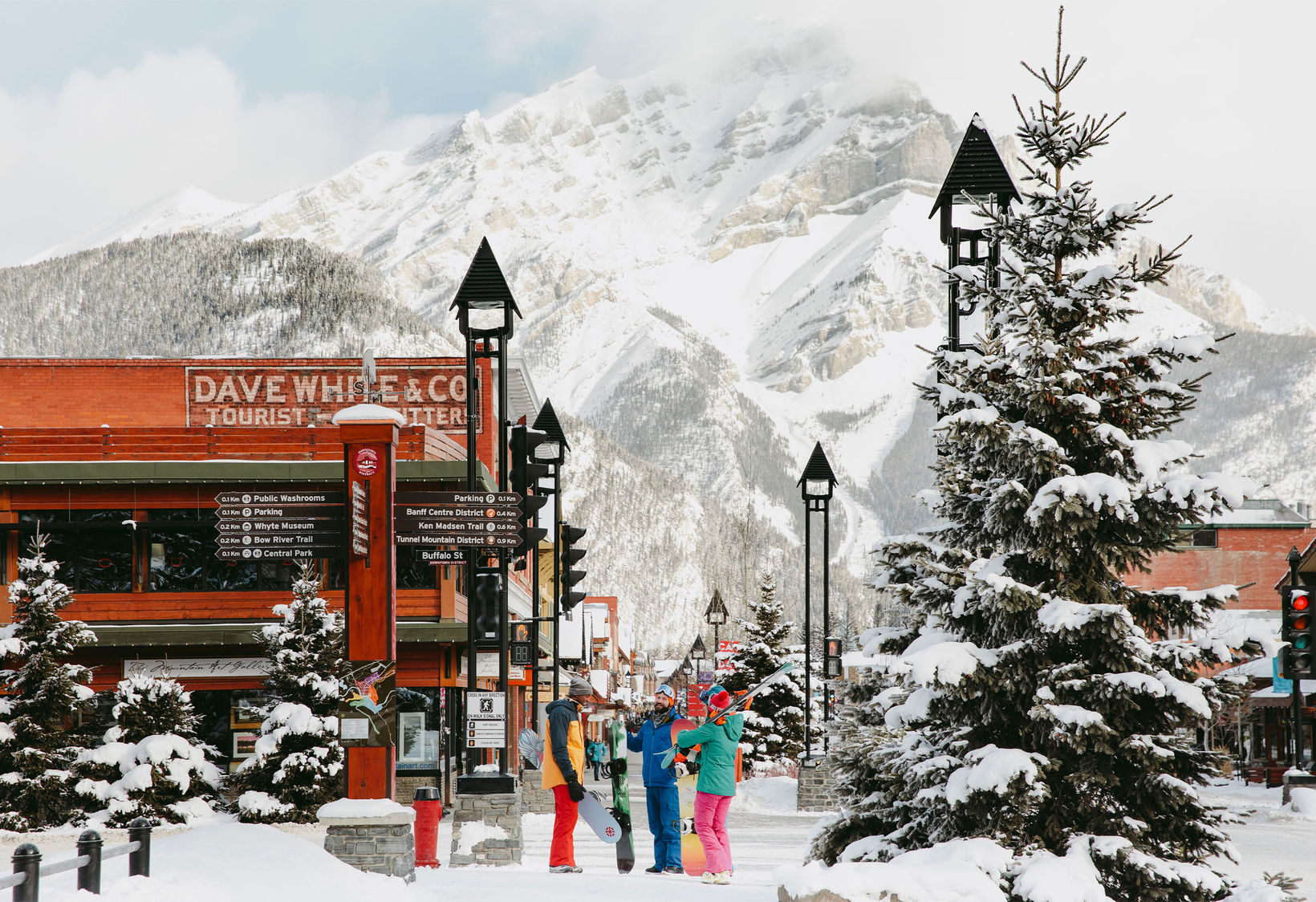 Townof Banff Skiers