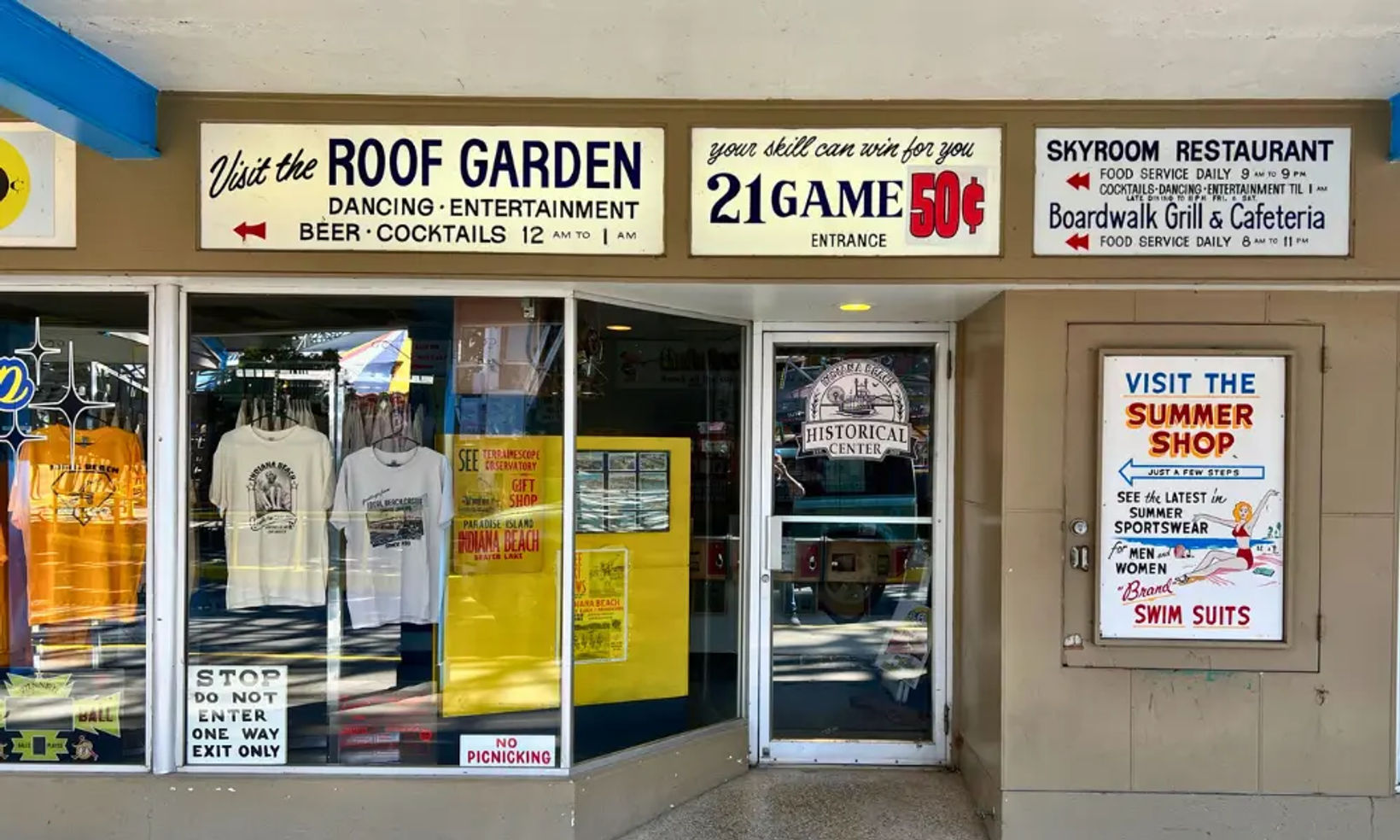Indiana Beach Dining Shopping 53  Ib Historical Center