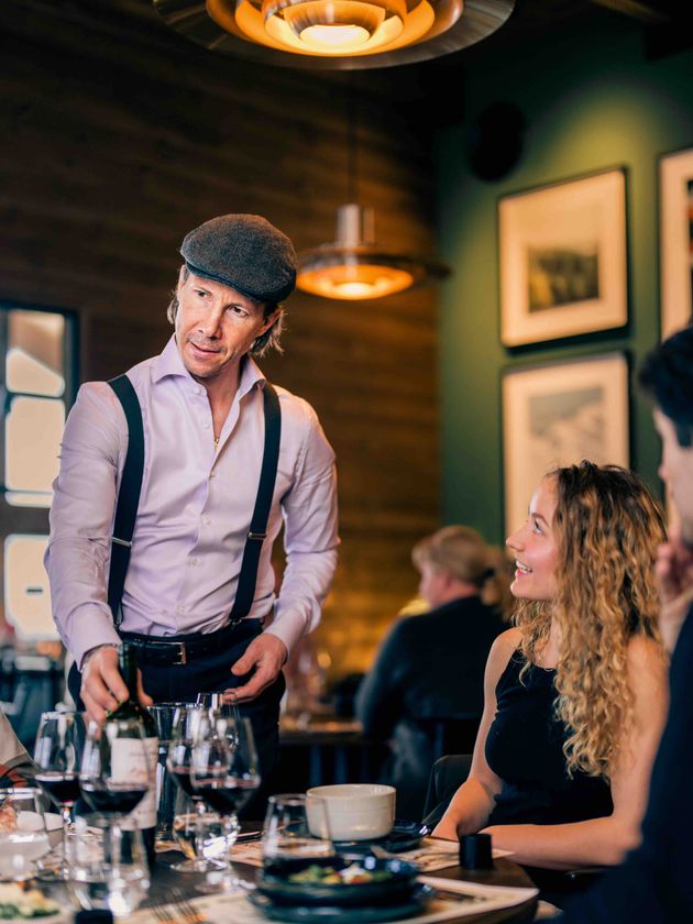 Blikk Fjellbrasserie Liten Redigert Stemning