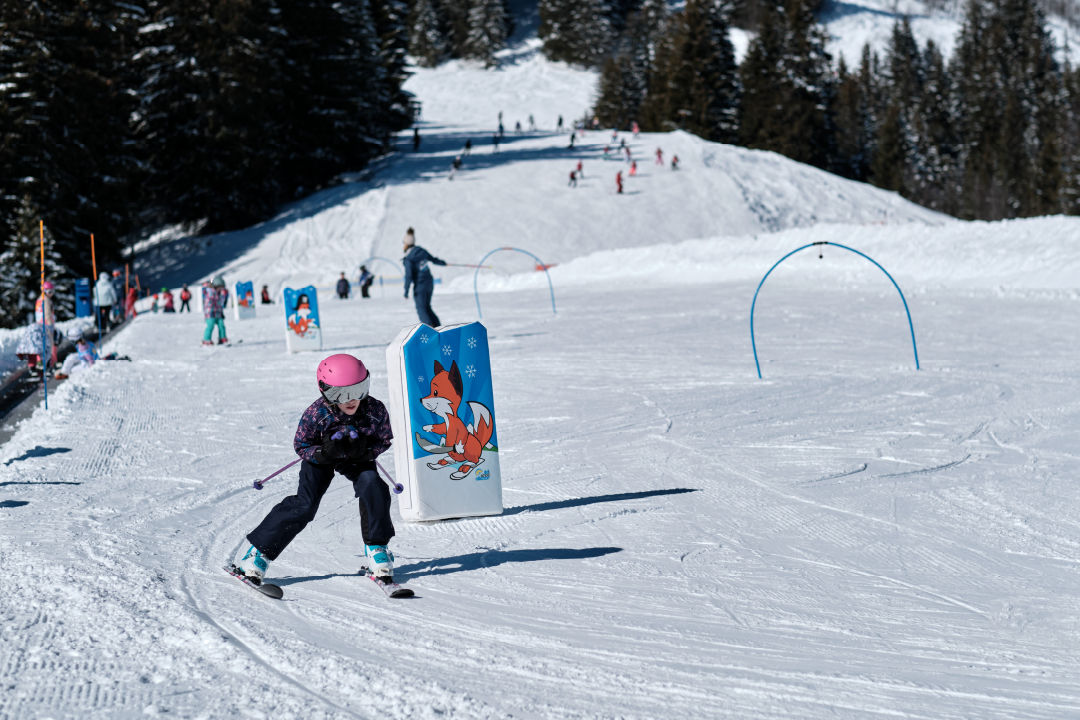 CTA Ski Beginner Skier in Les Diablerets