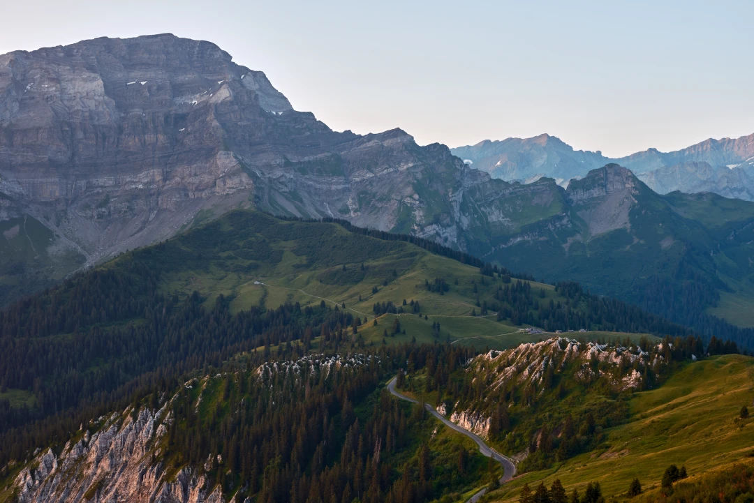 CTA Summits View From Les Meillerets of Massif Diablerets