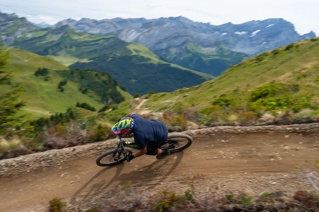 CTA Vtt Rider on the Grand Chamossaire Vtt Piste 04