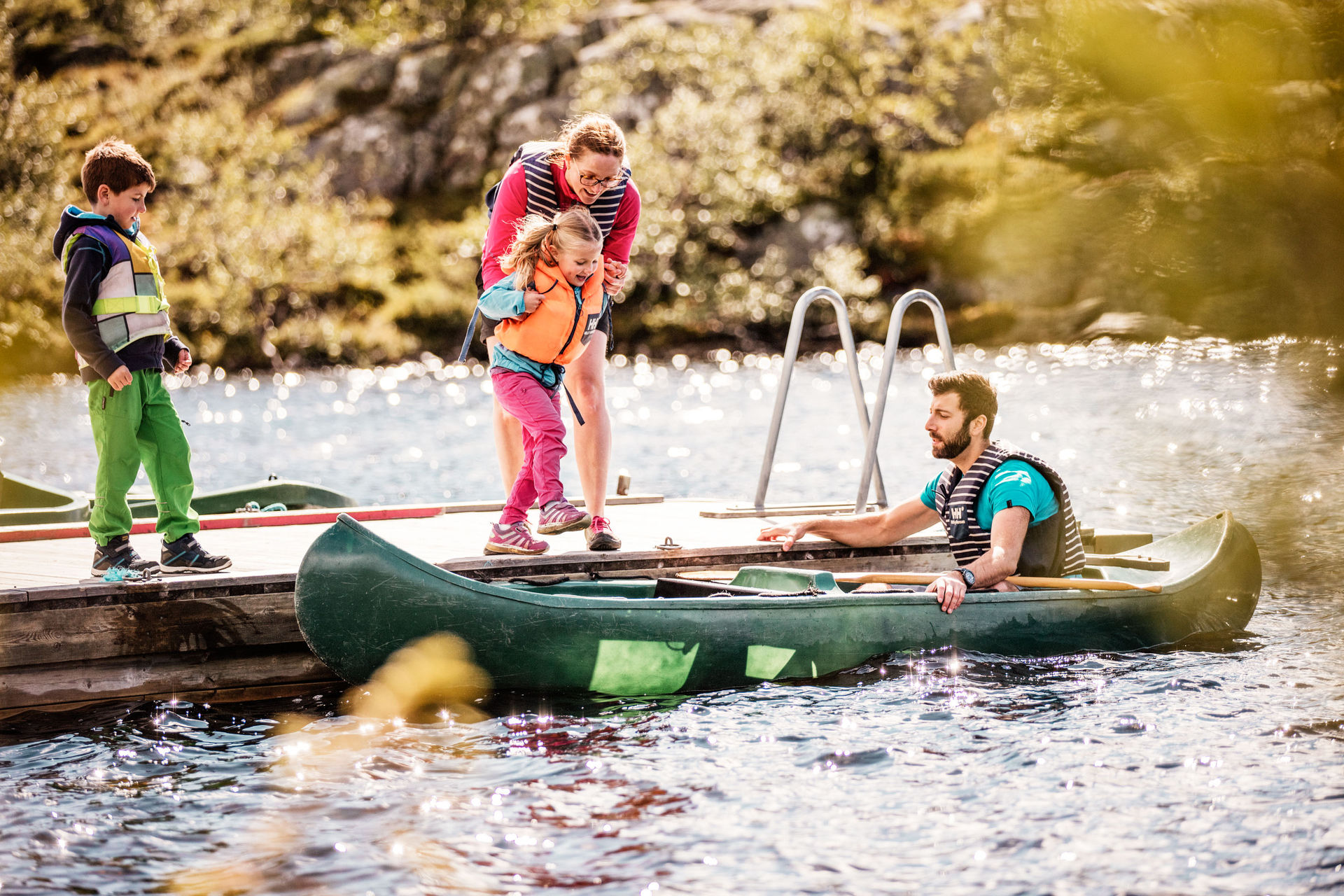 Boats and canoe