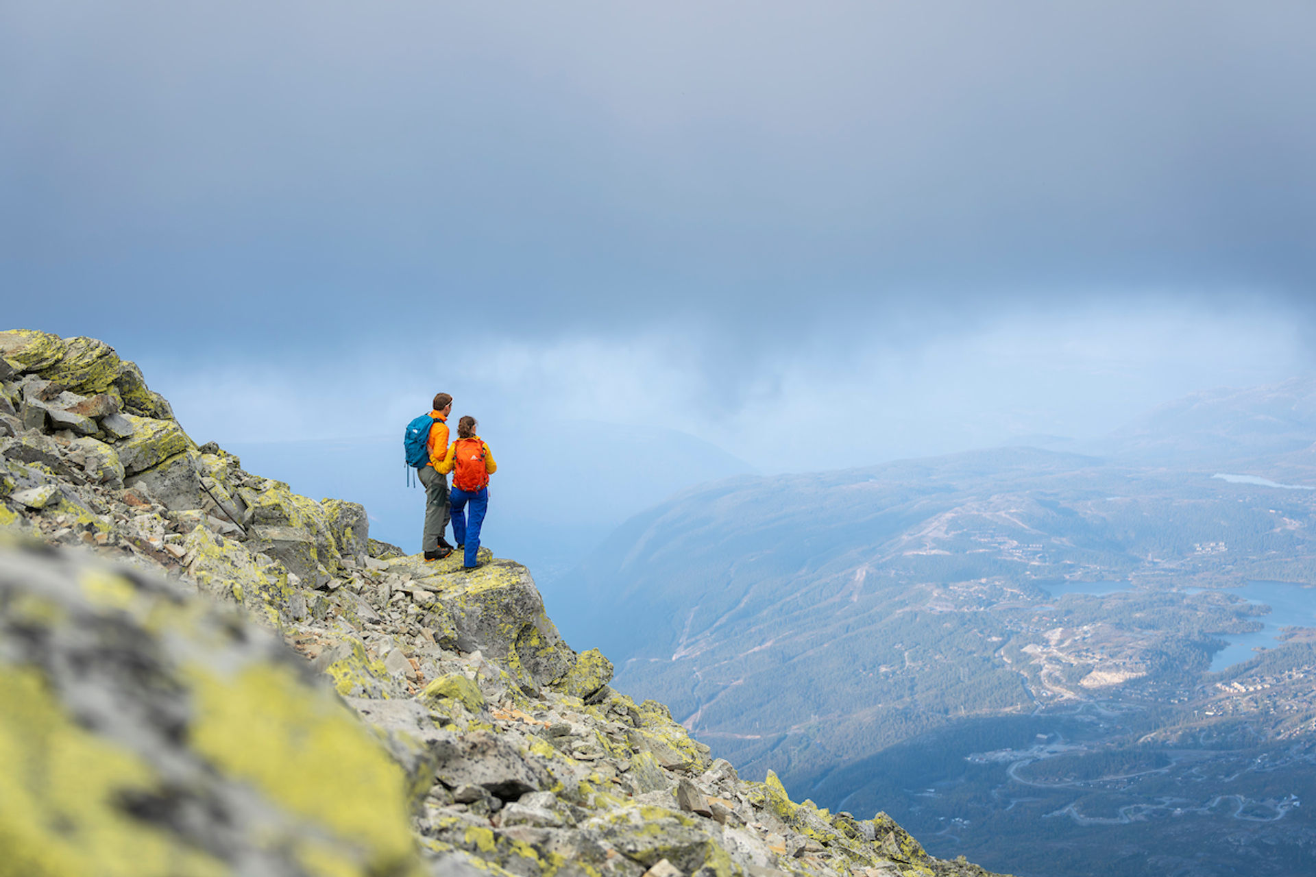 Været og forholdene på Gaustatoppen i dag