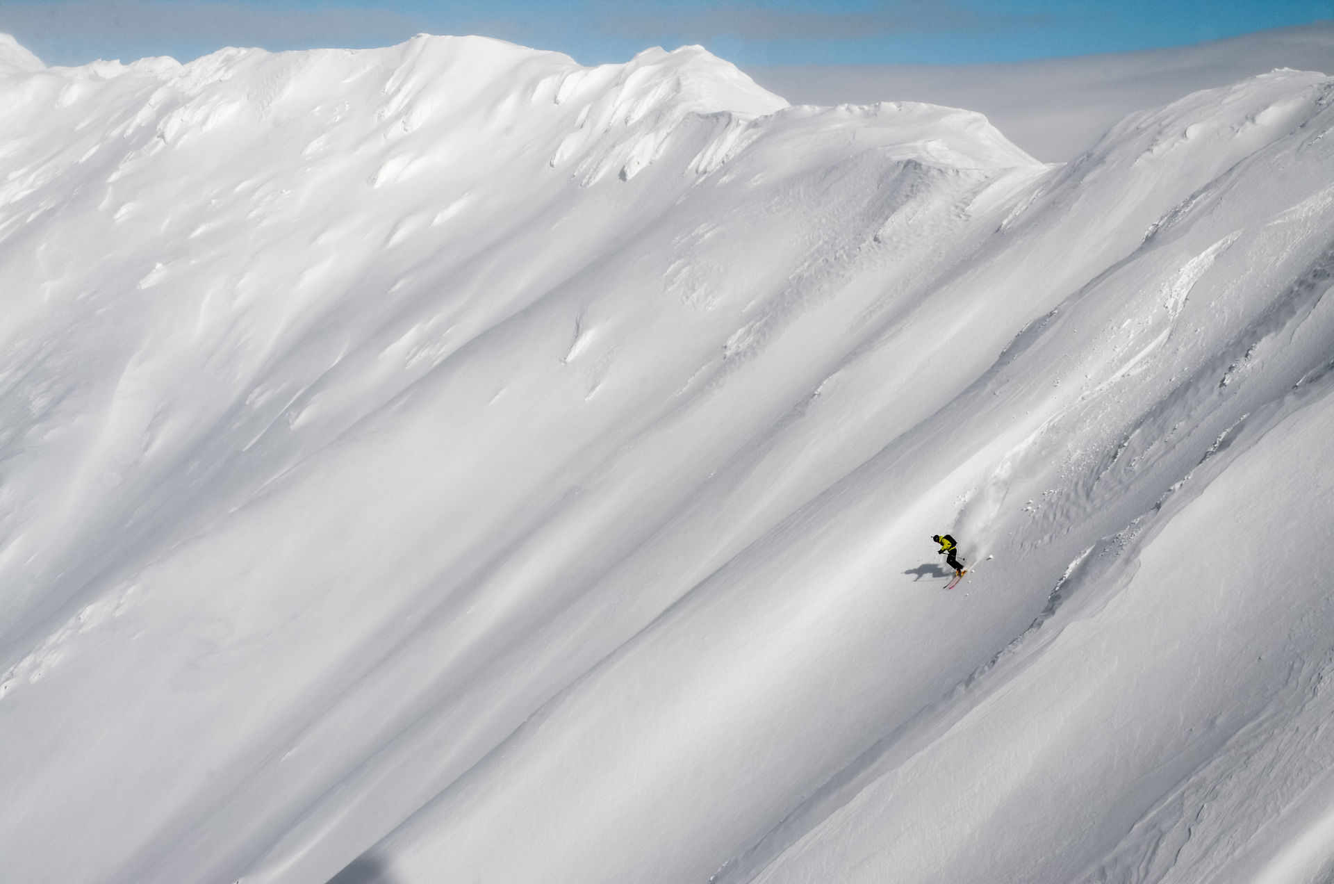 Skikjøring fra Gaustatoppen