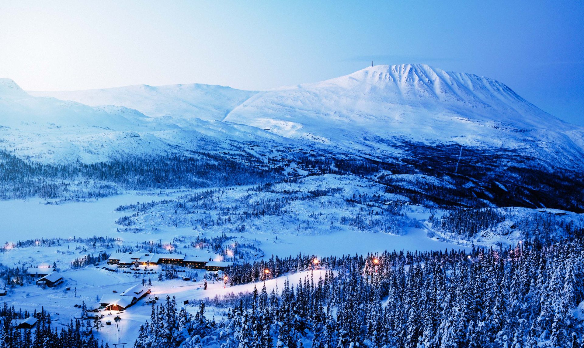 Vinter på Gausta 