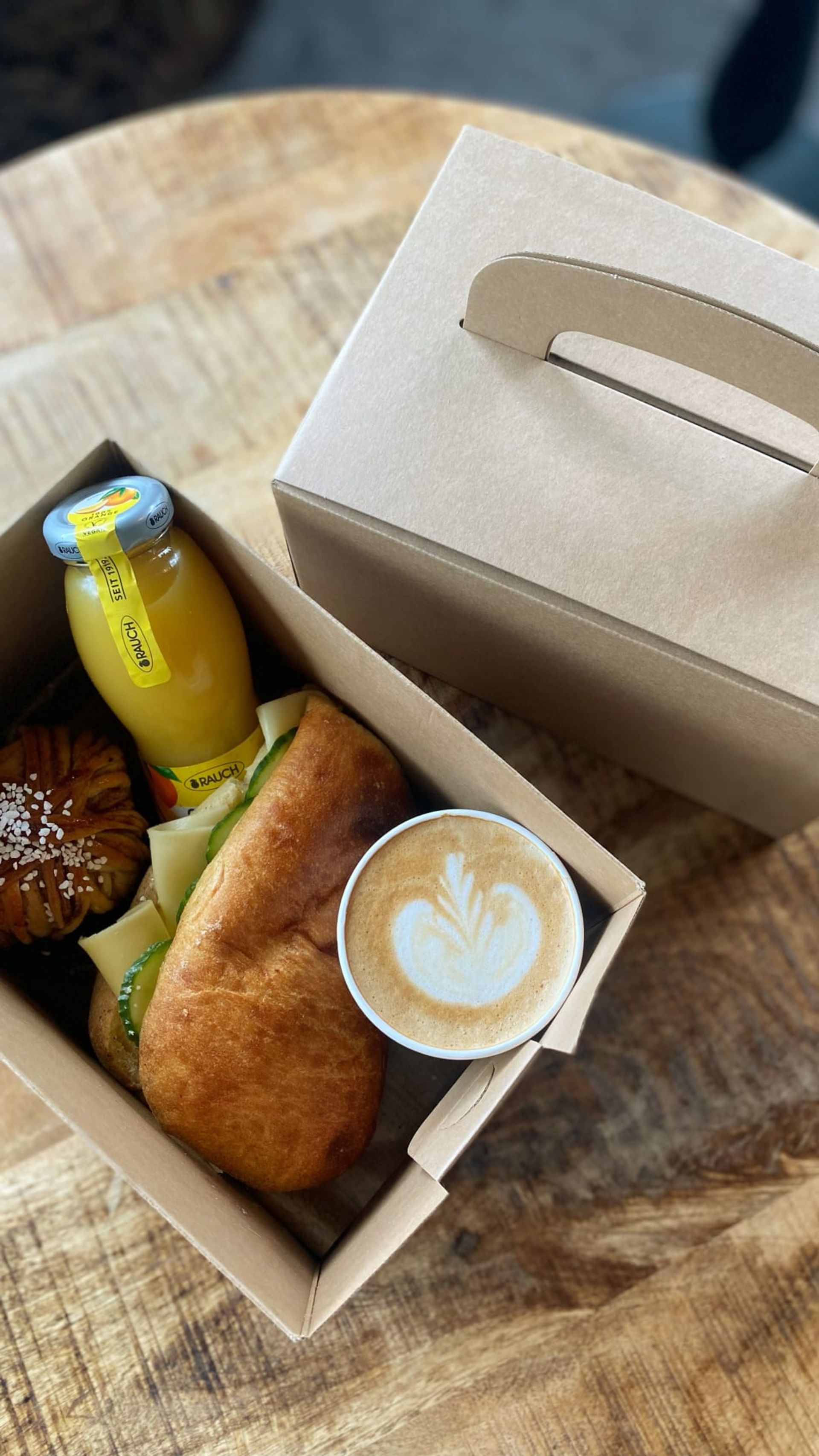 Meal box from The Bakery