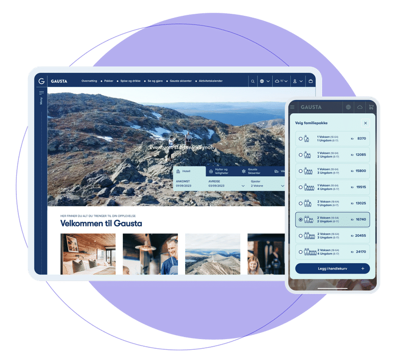 E Commerce Split Image