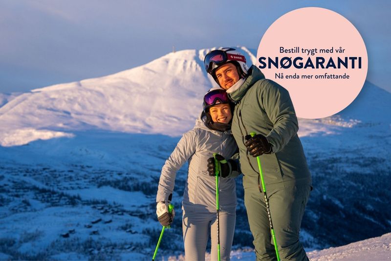 Vinter Ski Kristin Lysdahl Yngve Ask Soloppgang + Snøgaranti