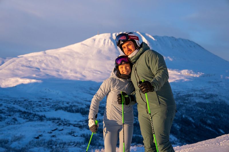 Vinter Stemning Ski Kristin Lysdahl Yngve Ask