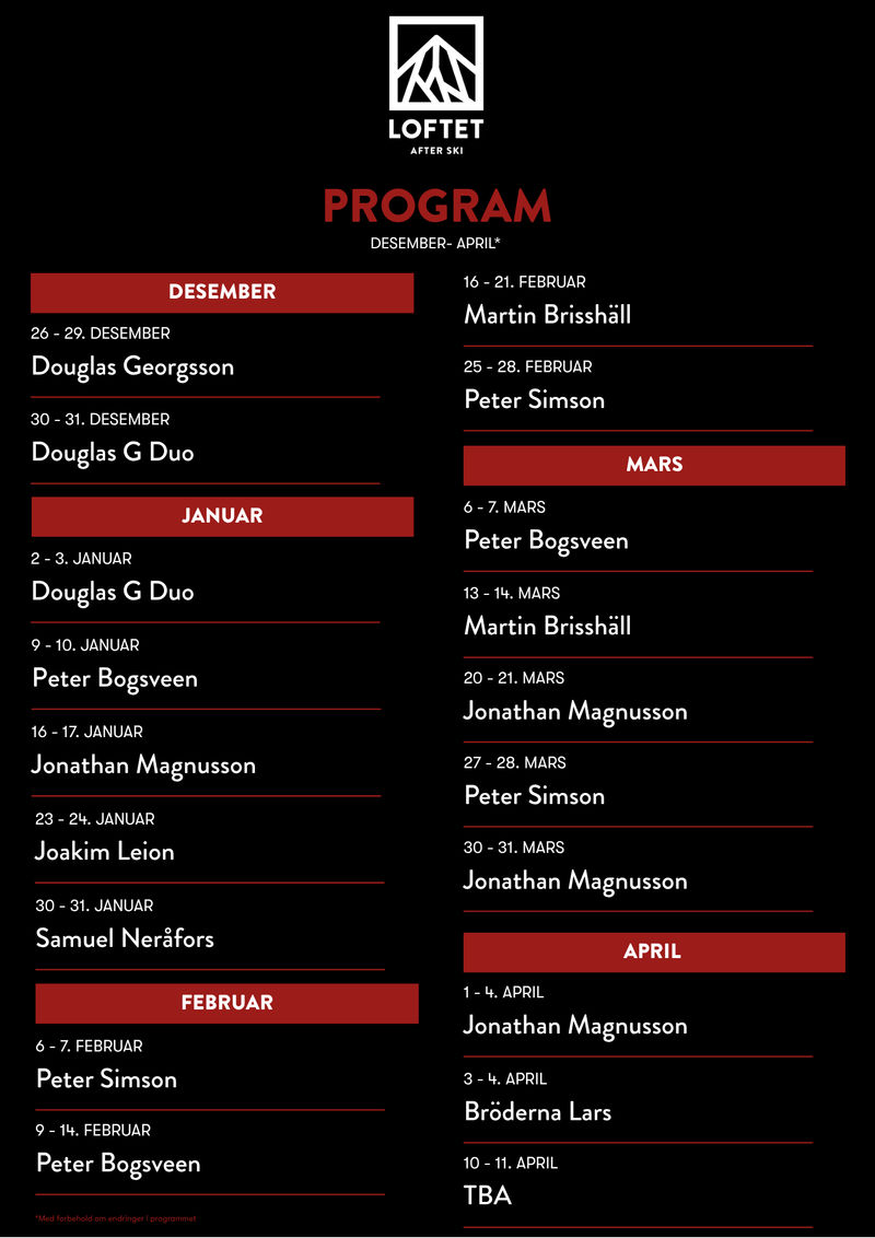 Live musikk på Loftet 