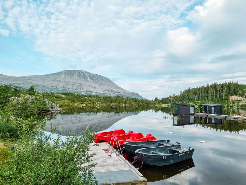 Strand Brygge Sommer Vannaktiviteter Kvitåvatn