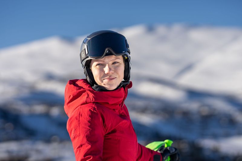 Kristin Lysdahl Vinter Ski Portrett Yngve Ask