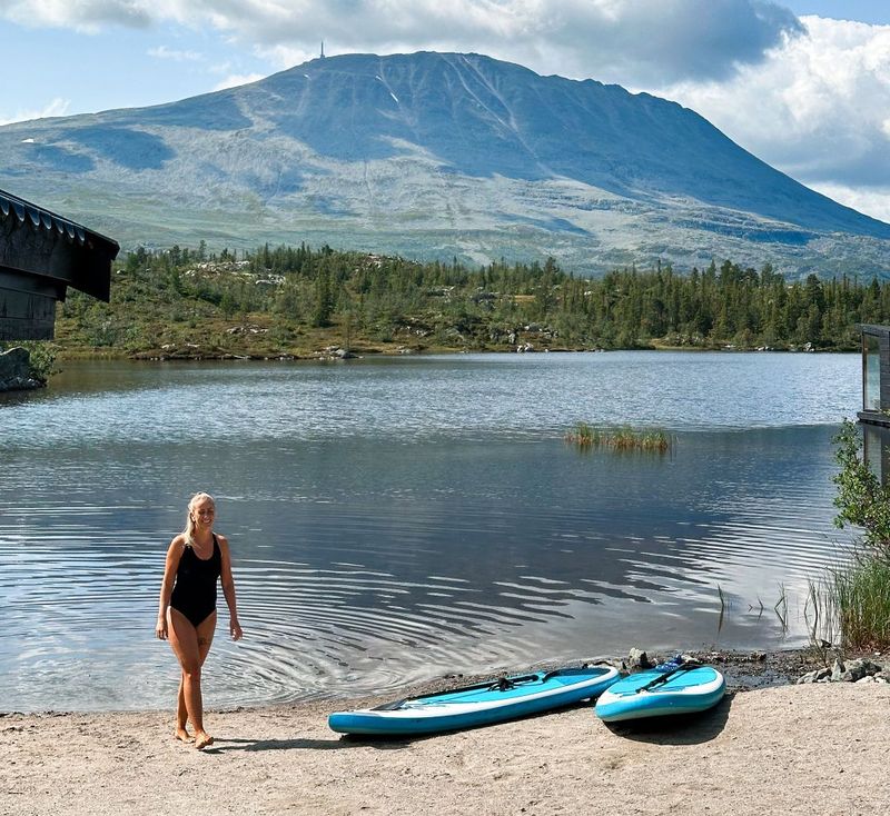 Badestrand Sommer Vannaktiviteter