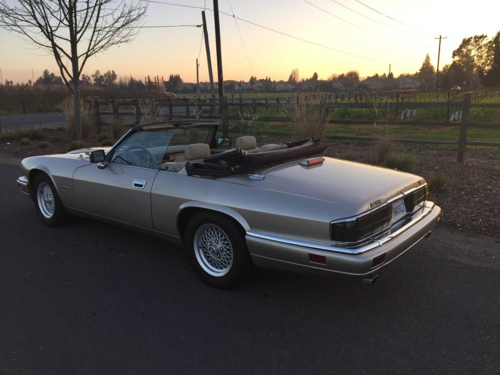 1994 Jaguar XJS Convertible 4.0L V6 Champagne on Beige Leather