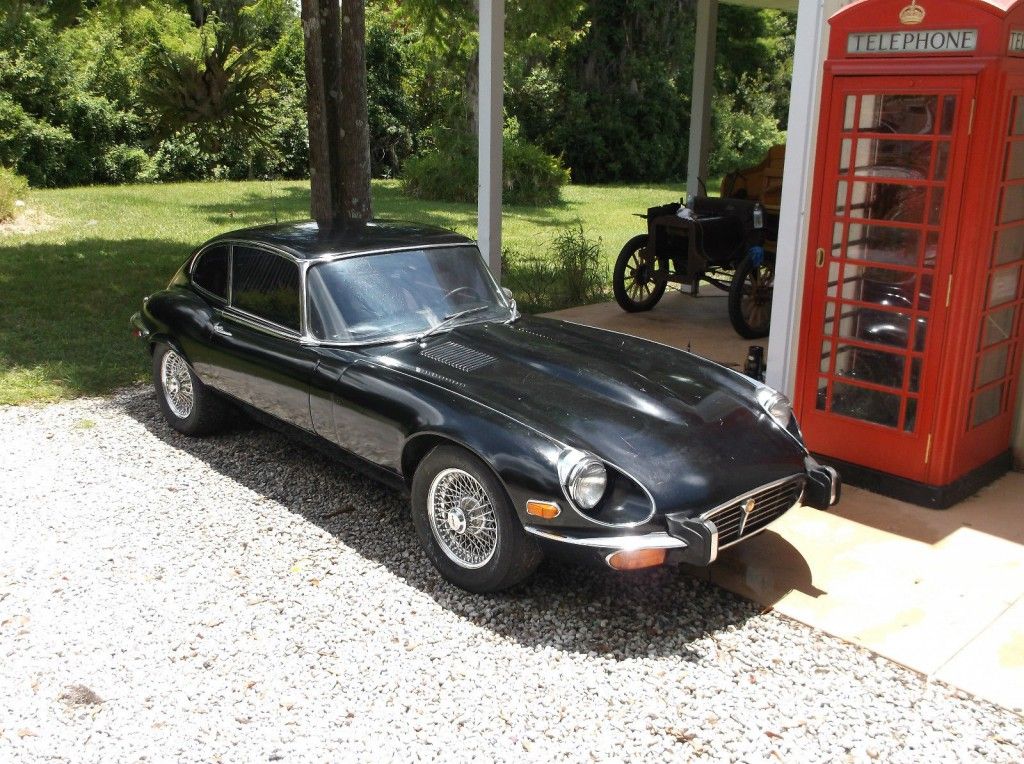 1973 Jaguar E-Type V12 Coupe XKE Barn Find numbers match