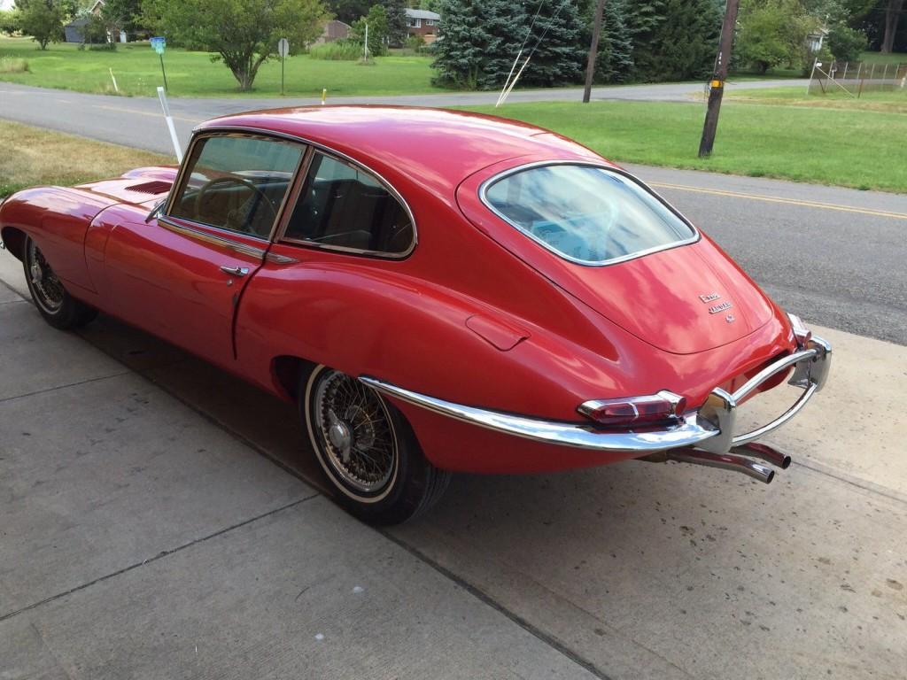1967 Jaguar E-type XKE barn find