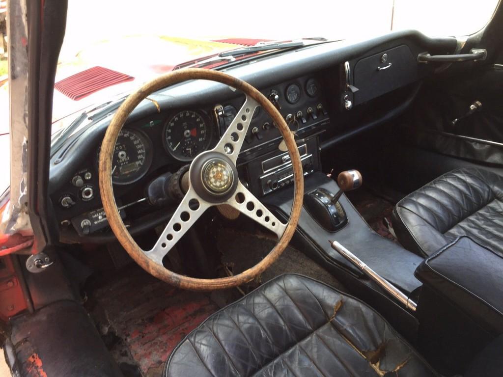 1967 Jaguar E-type XKE barn find