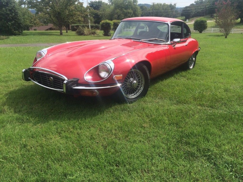 1973 Jaguar E Type coupe v12