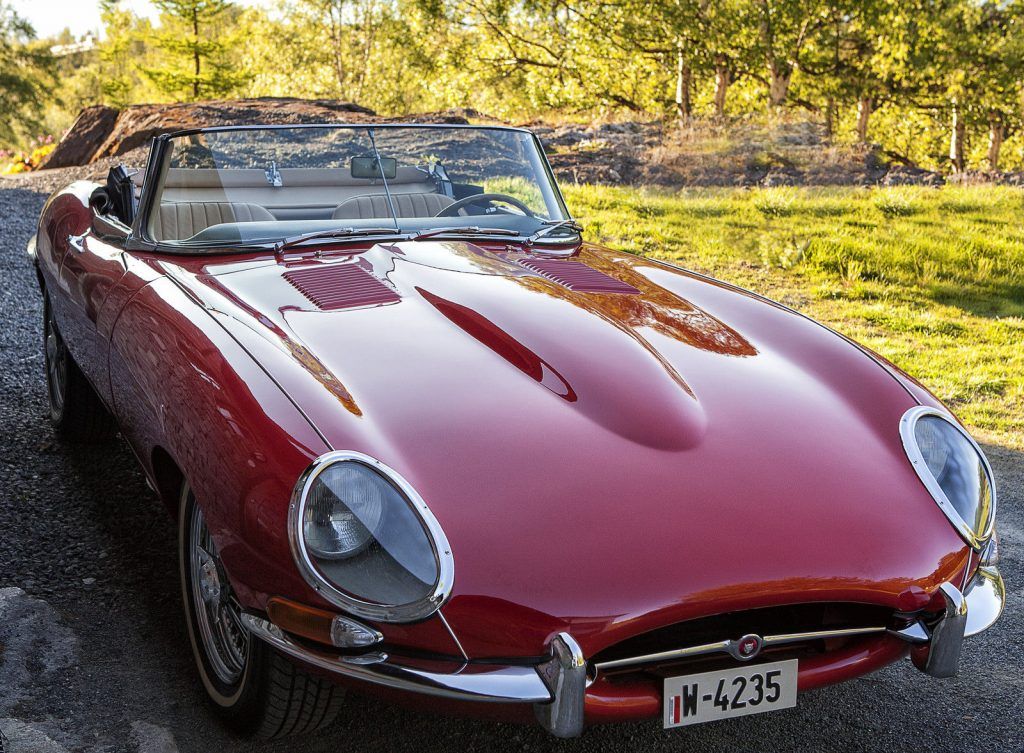 1965 Jaguar E-Type Series I Biscuit leather for sale