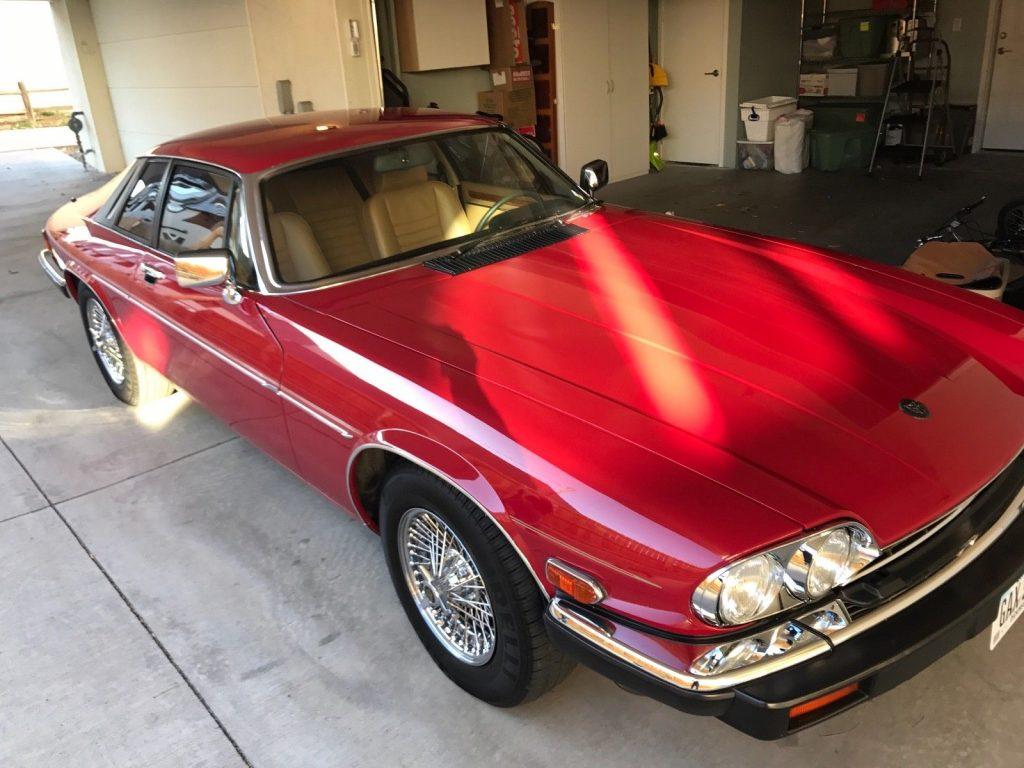 1987 Jaguar XJS V12 Type Maroon