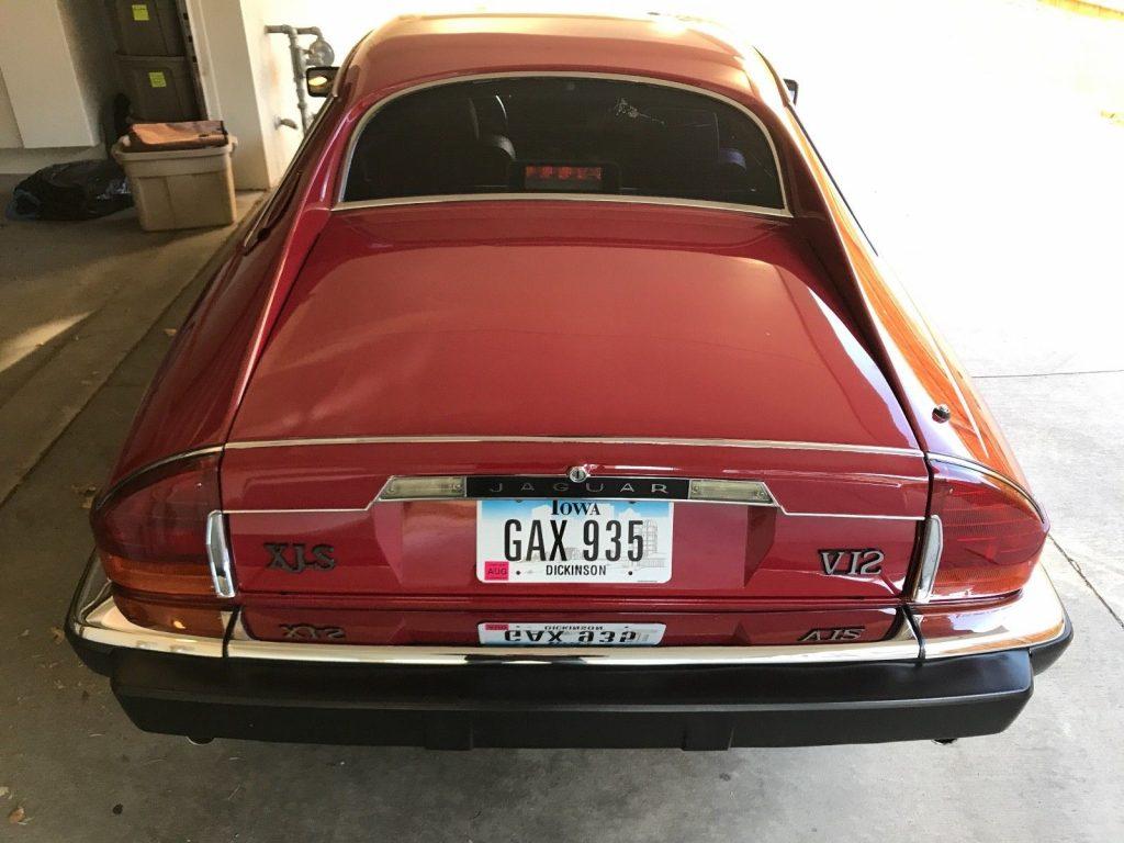 1987 Jaguar XJS V12 Type Maroon