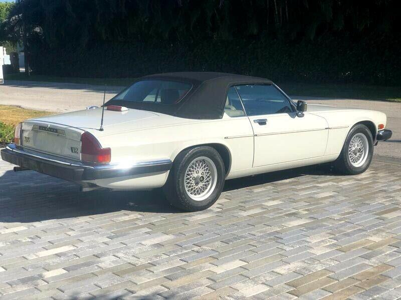 1990 Jaguar XJS Convertible 41,000 Miles White 5.3L V12 SOHC 24V Automatic