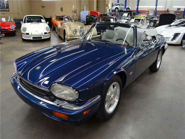 1995 Jaguar XJS Convertible 6 Cyllinder,blue/gray Only 42k Miles,collector Owned