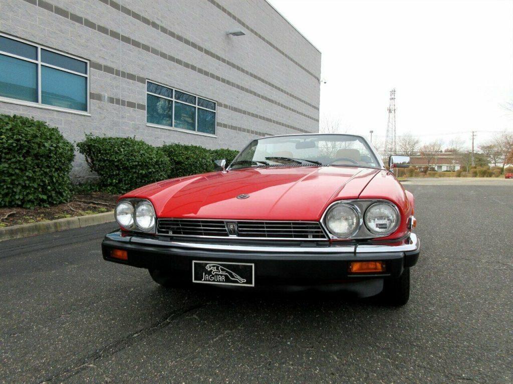 1990 Jaguar XJS Convertible Low Miles 1 Owner Red Stunning Classic Must See