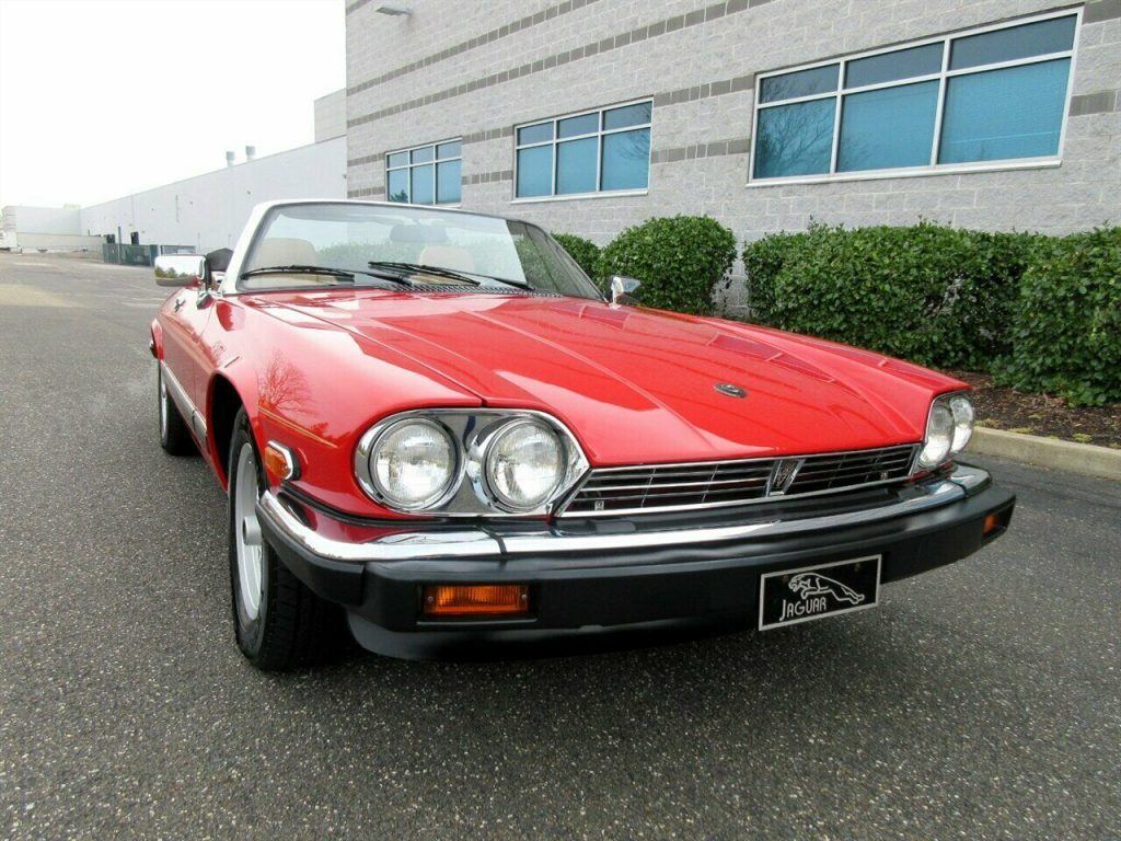 1990 Jaguar XJS Convertible Low Miles 1 Owner Red Stunning Classic Must See