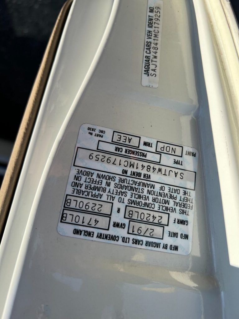 1991 Jaguar XJS Convertible