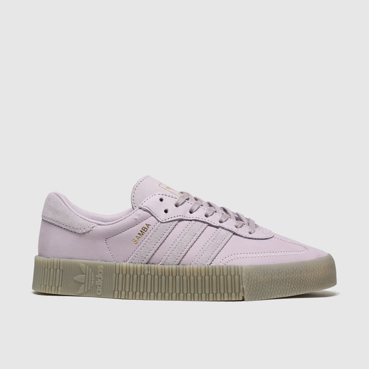 adidas lilac sambarose trainers