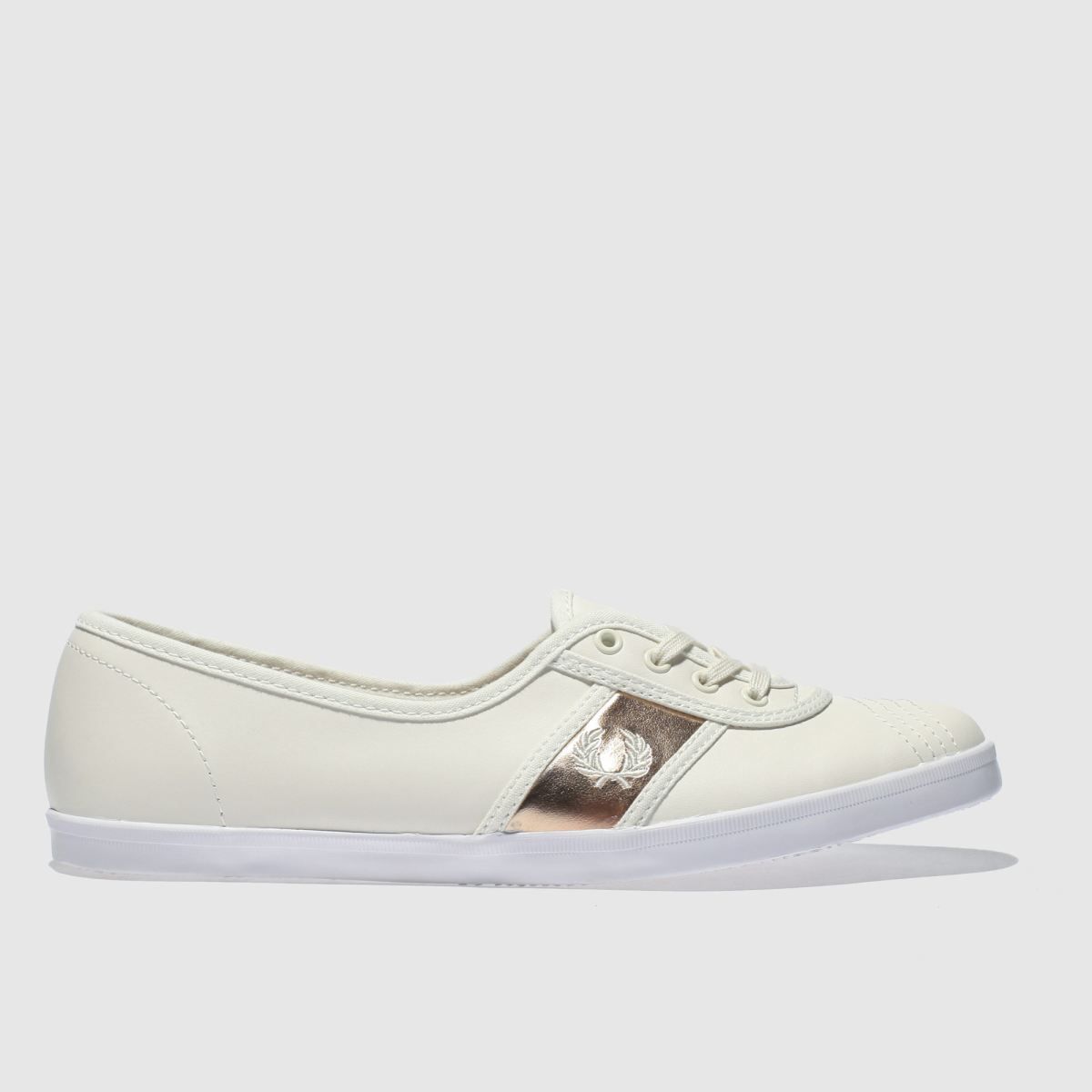 fred perry aubrey leather trainers