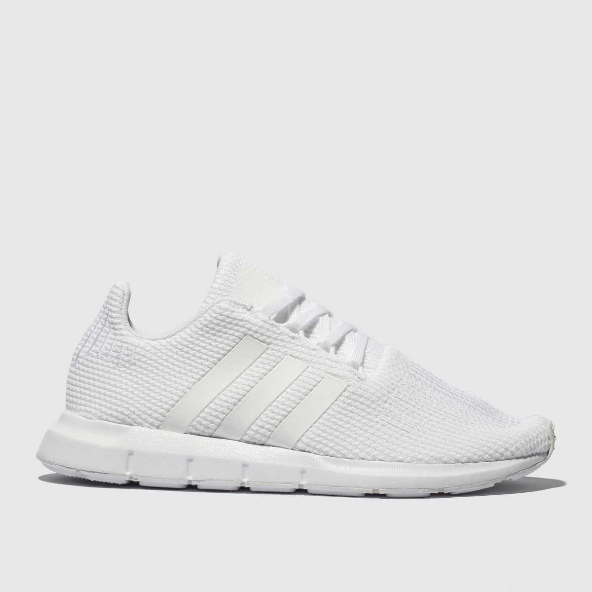 adidas white swift run trainers